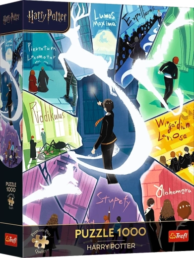 Trefl Premium Plus Puzzle Harry Potter: Spells and Patronuses, 1000 Pieces