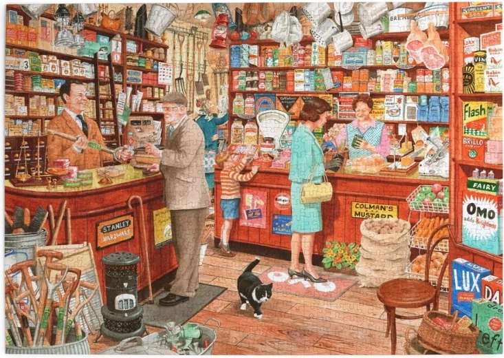 House of Puzzles Country Shop Jigsaw Puzzle, 1000 Pieces