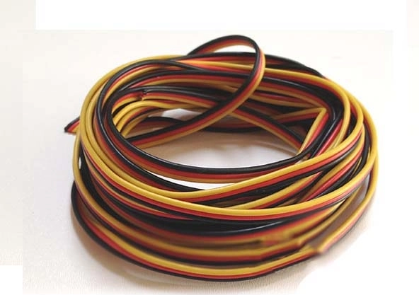 Trožilni plosnati servo kabel HITEC 3×0,13 mm - 1 m
