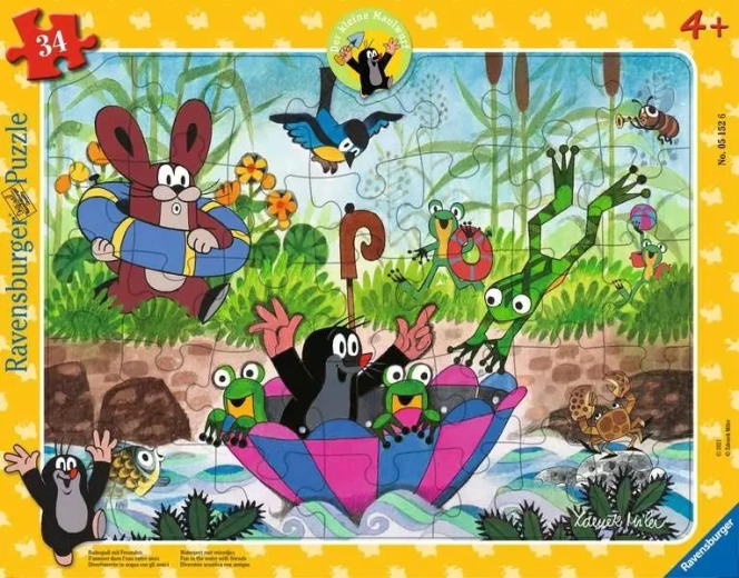 Ravensburger umetalo Krtek – puzzle od 34 dijela