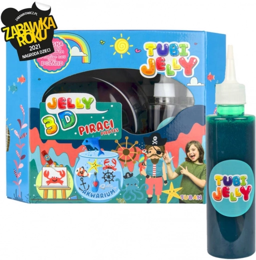 Tubi Jelly pirati 3D – veliko akvarij kreativni set