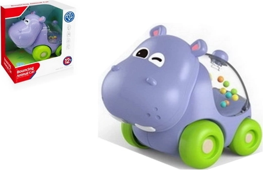 Hippo – rolling rattle toy for little ones