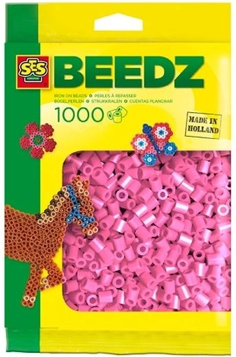 SES Creative perlice za peglanje ružičaste 1000 kom
