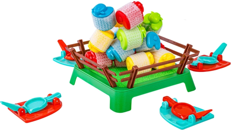 Velcro sheep for building “towers”