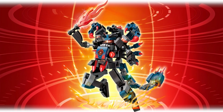 Action mecha design and battle accessories