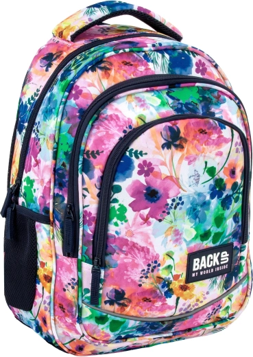 Školski ruksak BackUP Violet bloom spring flowers 26 l