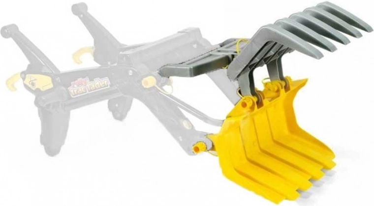 Grapple jaws for easy loading