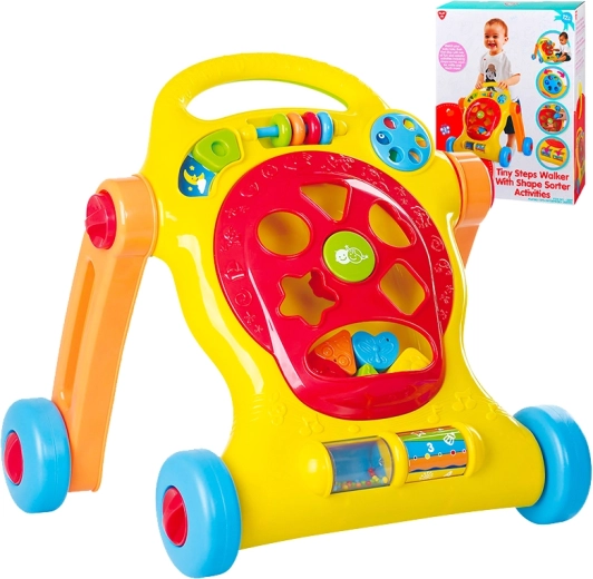 PlayGo guralica za prve korake s umetaljkama oblika