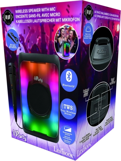 Lexibook Bluetooth karaoke zvučnik s mikrofonom