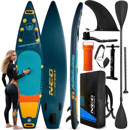 Nafukovací paddleboard Reefbreak 11'6 (350 × 81 × 15 cm) Neo‑Sport set