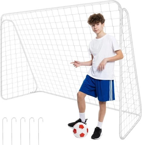 Nogometni gol Trizand 213 × 150 × 90 cm s metalnom konstrukcijom i mrežom
