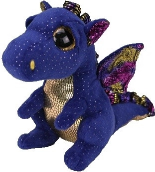 TY Beanie Boos Drak Šafrán maskota 15 cm