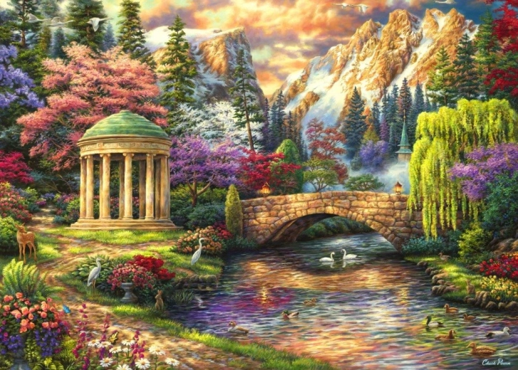 Grafika puzzle Mir vrta 500 dijelova
