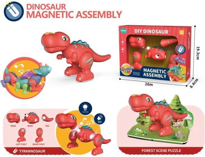 Interaktivni dinosaurus Tyrannosaurus Rex sa svjetlom i zvukom