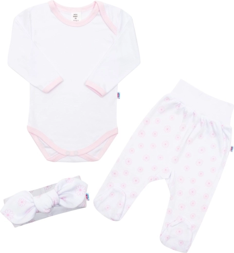 Pamučni komplet za bebe New Baby Lili, 3-dijelni
