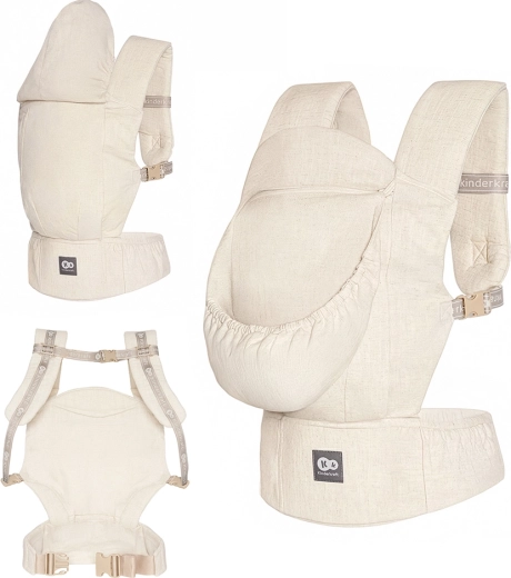 Kinderkraft Elara ergonomic baby carrier, beige