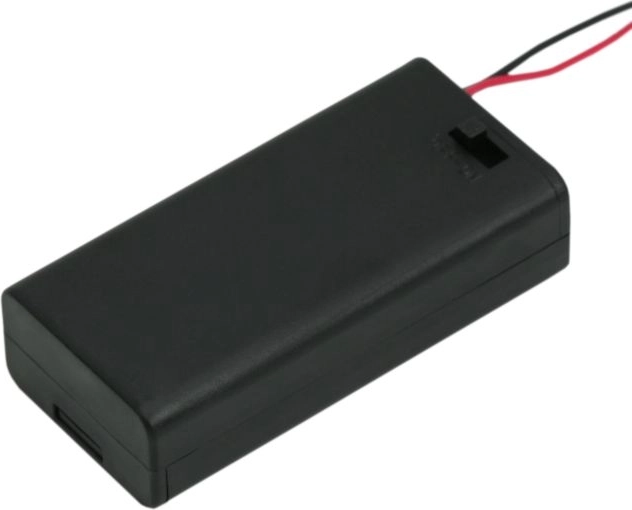 Holder for 2 AA Batteries with Switch