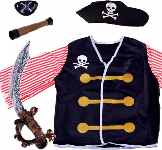 Dječji piratski kostim s mačem i dodacima