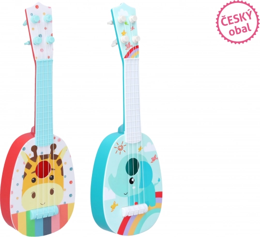 Dječja gitara s motivom afričkih životinja