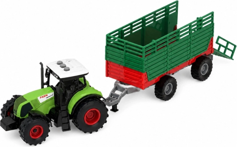 Traktor s prikolicom i efektima
