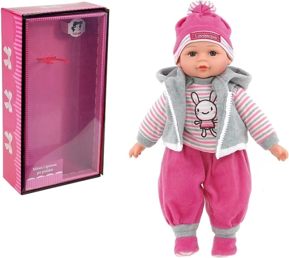Doll with sounds in Polish
