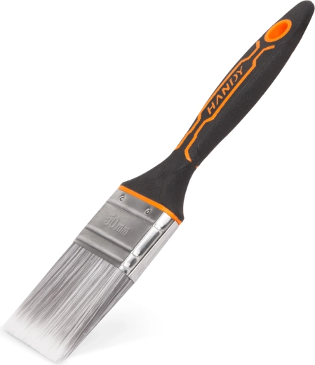 Flat paint brush with plastic handle, 50 mm