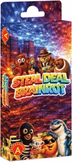 Steal Deal Brainrot family pocket card game