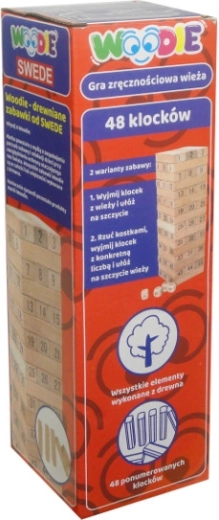 Swede Woodie wooden dexterity tower game