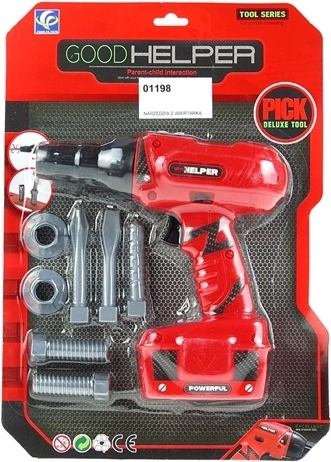 Children's Tool Set with Battery-Powered Drill