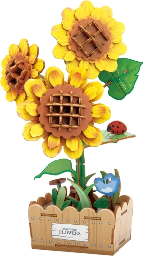 2Kids Toys 3D drvena slagalica suncokret