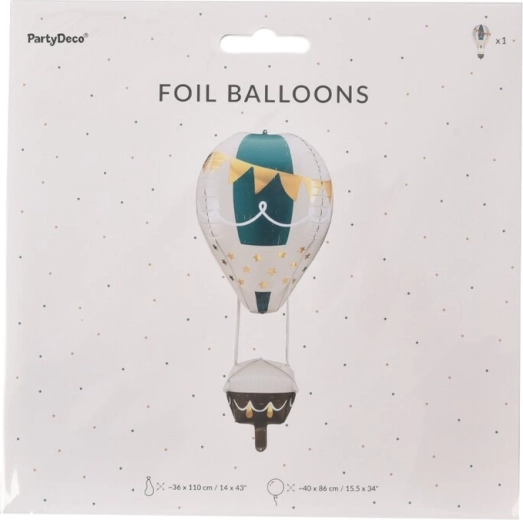 Folijski balon na vrući zrak – leteći balon 4D 36 × 110 cm