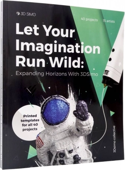 knjiga za 3D olovke – napredni priručnik (na engleskom) 3Dsimo