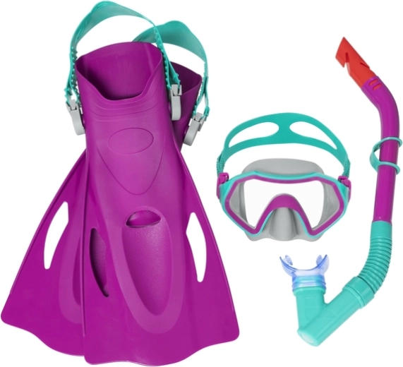 Bestway Hydro Swim Firefish dječji set za ronjenje s maskom, disalicom i perajama, plava (7+) – Ružičasta