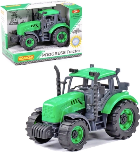 Traktor na inerciju Polesie Progress zeleni