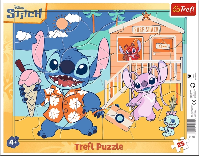 Trefl puzzle veseli Stitch 25 dijelova