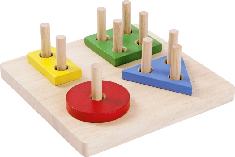 4 shapes for stacking and sorting