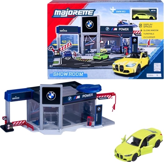 Majorette BMW showroom igraći set s automobilom BMW M3