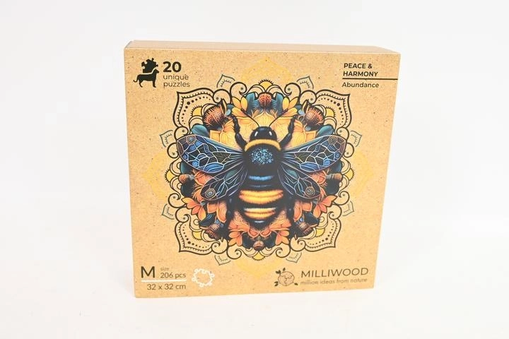 Milliwood Peace and Harmony Wooden Puzzle Bee