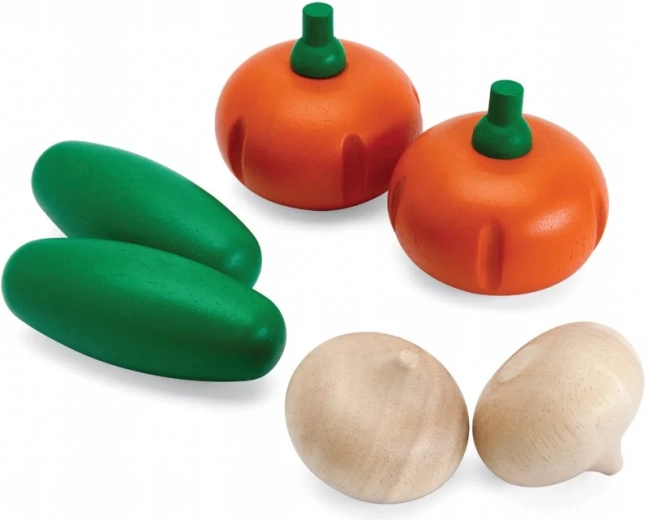 PlanToys drveni set svježeg povrća E
