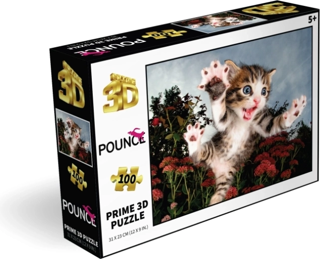 Presladak motiv skakajućeg mačića