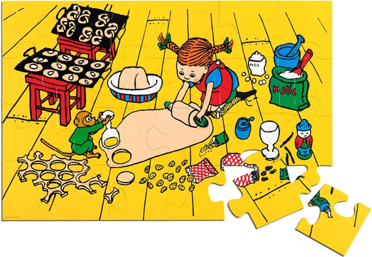 Podne puzzle Pipi Duga Čarapa – 24 dijela