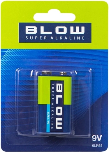 BLOW super alkalna baterija 9V (6LR61/6F22) - 1 komad
