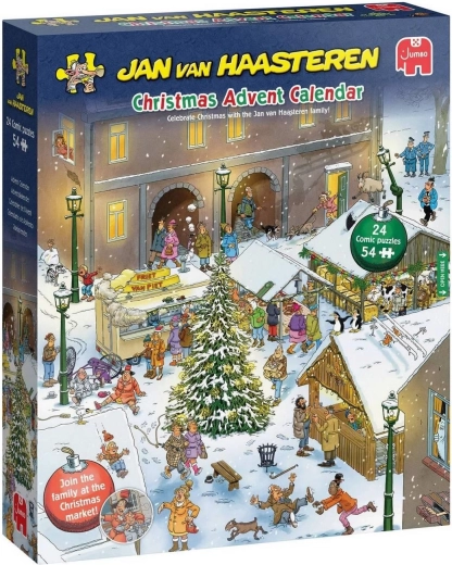 Jumbo Advent Calendar with Jan van Haasteren Puzzles