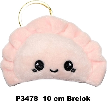 Privjesak pierog ružičasti 10 cm