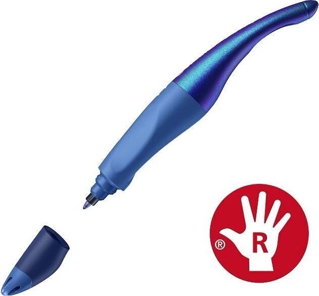 Ergonomic grip for right-handed users