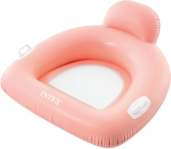 Intex Pillow Float Lounges ružičasta napuhana ležaljka za vodu s jastukom
