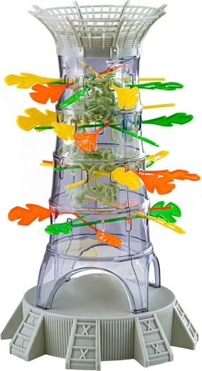 A suspenseful tower dexterity game