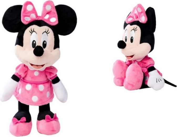 Disney plush Minnie in a pink dress 45 cm