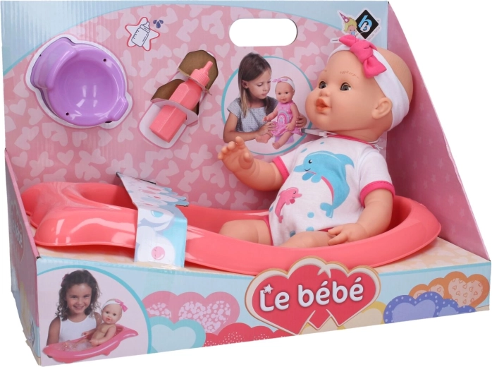 Lutka koja piški s kadicom 41 cm