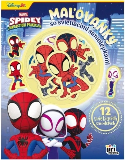 Bojanke sa svijetlećim naljepnicama Spidey